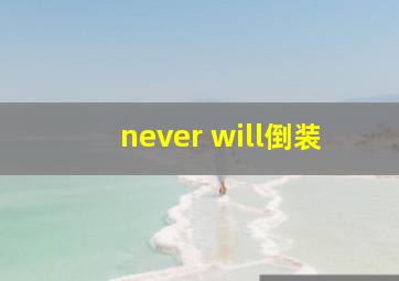 never will倒装